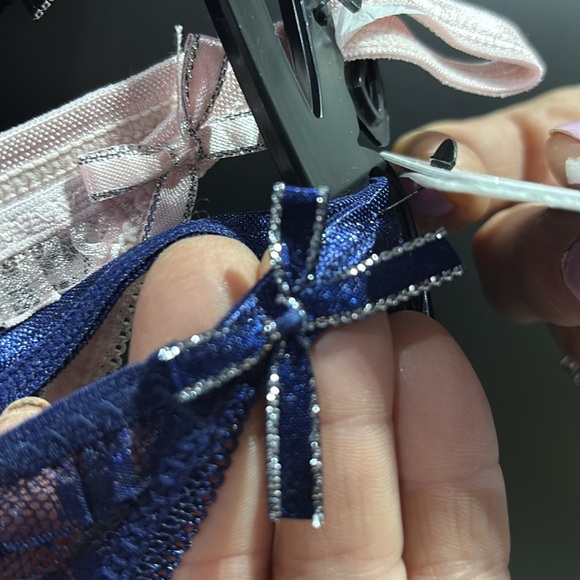 Daisy Fuentes 5 Pack Pretty Lace &  Mesh Thong/Panties, Sexy Stretch Comfort - Picture 10 of 10